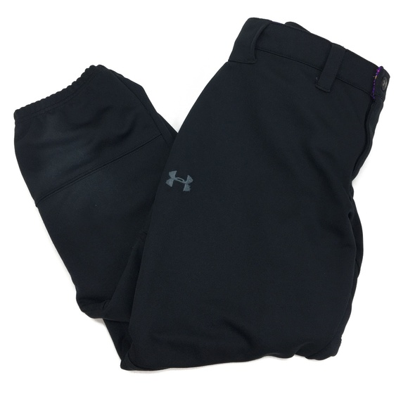 Under Armour Women's Softball Pants Black - Picture 1 of 6